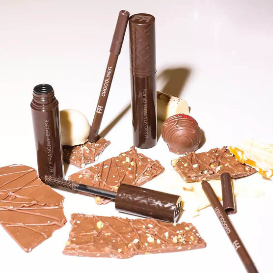 KIT MASCARA DE CILIOS E LAPIS CHOCOEYES
